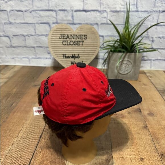 Vintage 90s Harley Davidson Cafe New York NYC Ride Free Biker Snapback Cap Hat - Picture 6 of 10